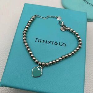 TIFFANY & CO. Return to Love Heart 925 Silver Bracelet